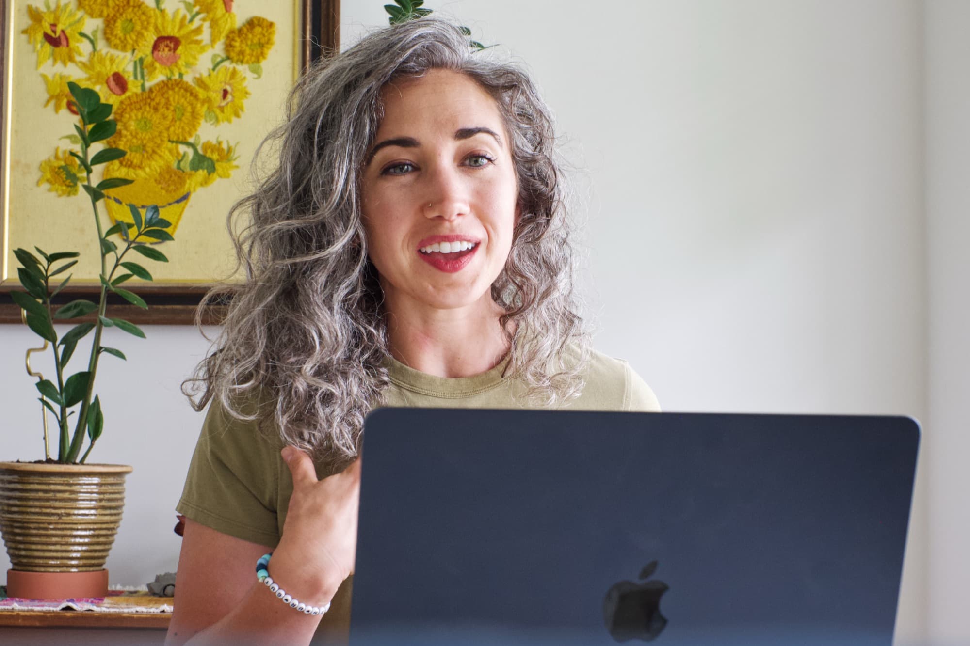 Tarah Romano coaching an endurance athlete online