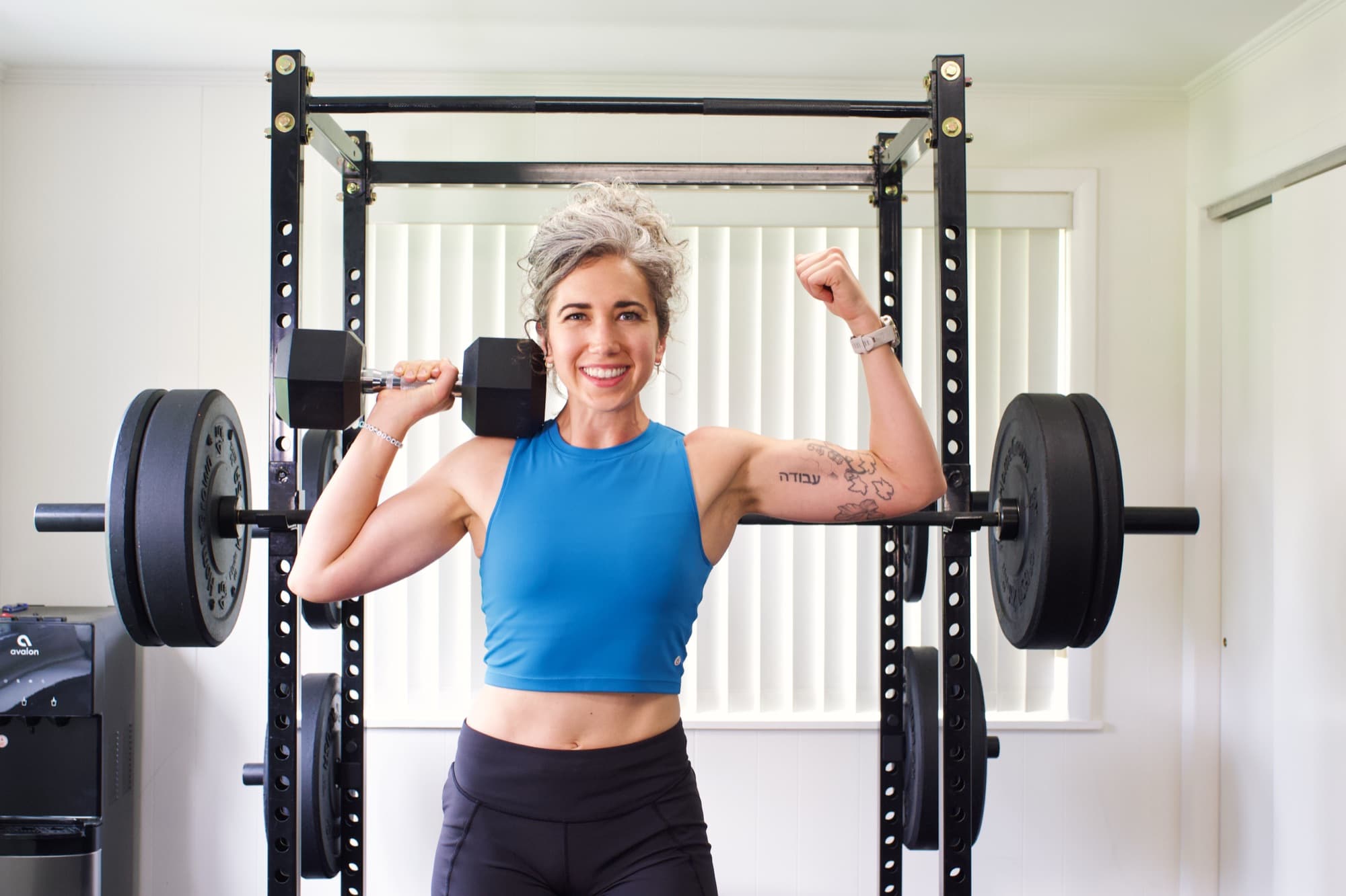 Tarah Romano after a strength session in her Arlington studio