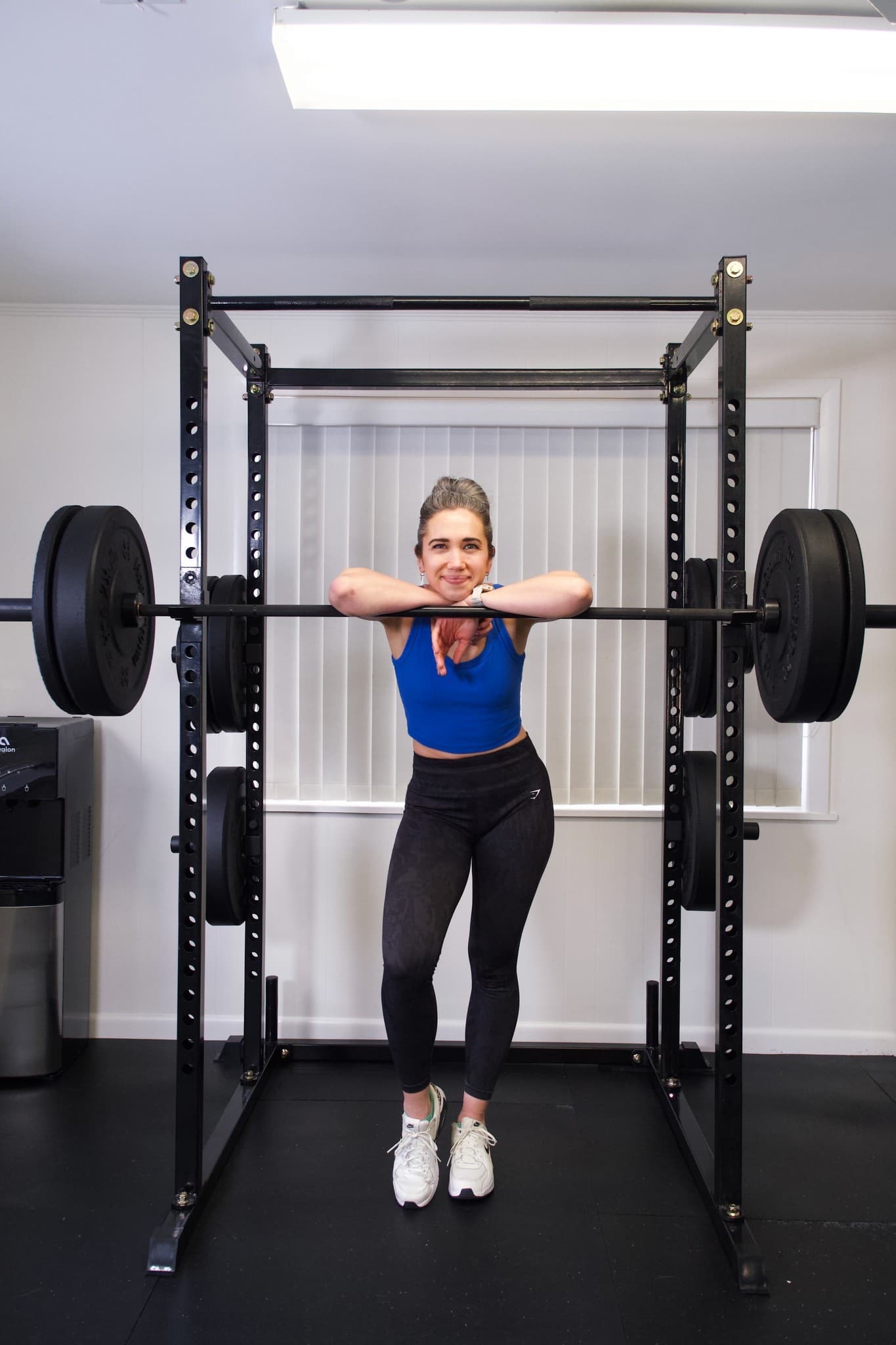 Tarah Romano, personal trainer in Arlington, VA, coaching in her private studio